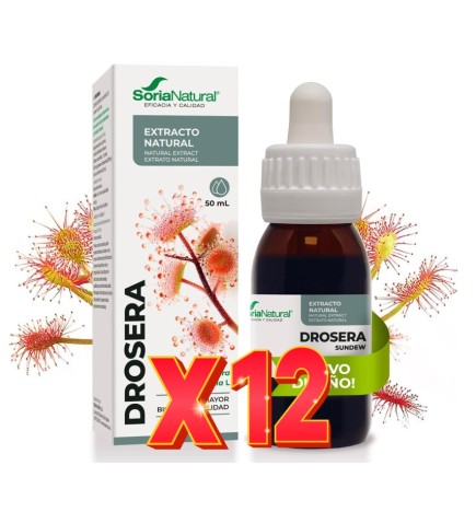 Pack 12 unidades Extracto Drosera 50 Ml Soria Natural