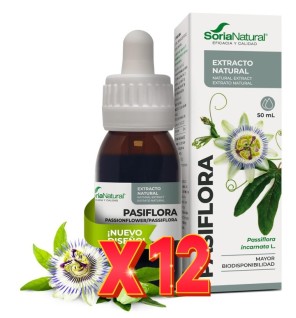 Pack 12 unidades Extracto Pasiflora 50 Ml Soria Natural