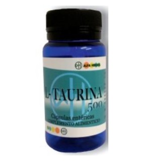 L-Taurina 500Mg. 60 Capsulas Alfa Herbal