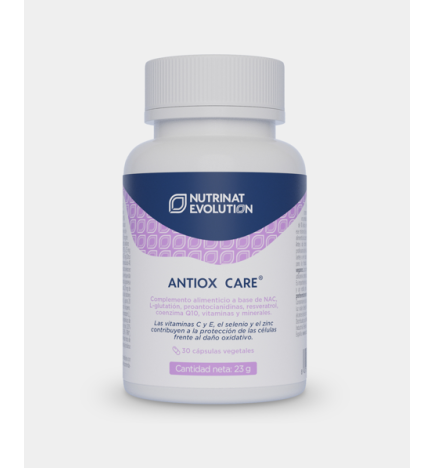 Antiox Care 30 Cápsulas Vegetales Nutrinat Evolution