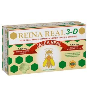 Reina Real 3D 20 Ampollas Robis