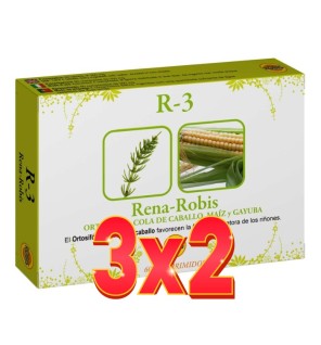 Pack de 3x2 unidades R-3 (Rena-Robis) 60 Comprimidos Robis