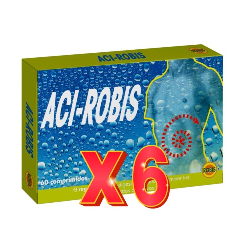 Pack de 6 unidades Aci Robis 60 Comprimidos Robis Pack de 6 unidades Aci Robis 60 Comprimidos Robis