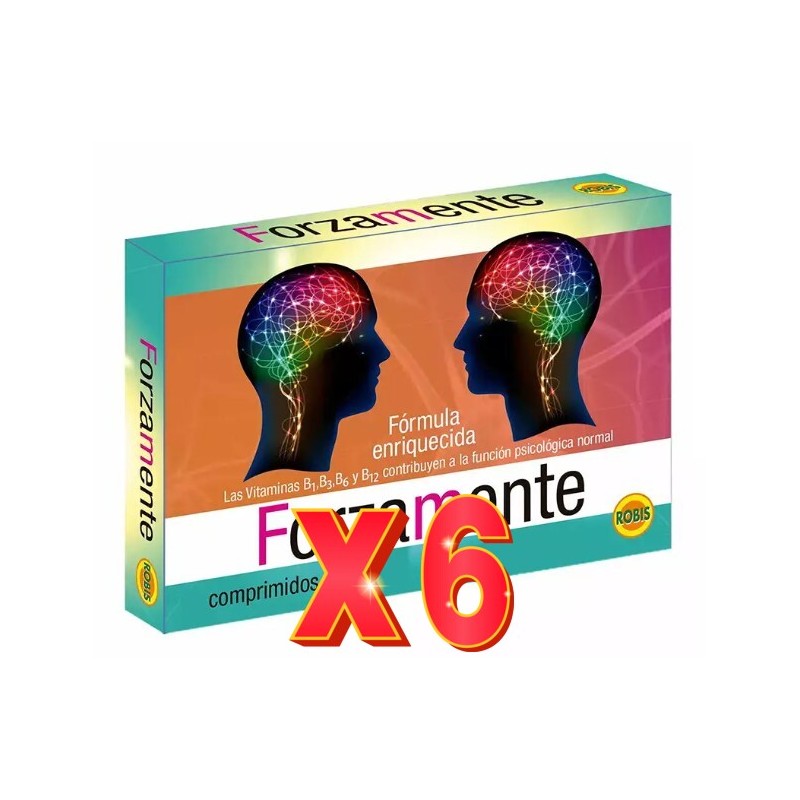 Pack de 6 unidades Forzamente 60 Comprimidos Robis Pack de 6 unidades Forzamente 60 Comprimidos Robis