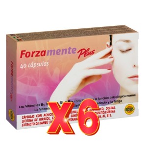 Pack de 6 unidades Forzamente Plus 40 Cápsulas Robis