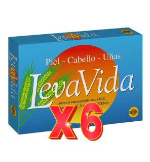 Pack de 6 unidades Levavida 60 Comprimidos Robis