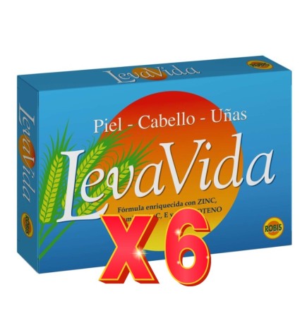 Pack de 6 unidades Levavida 60 Comprimidos Robis