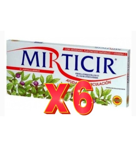 Pack de 6 unidades Mirticir 14 Ampollas Robis