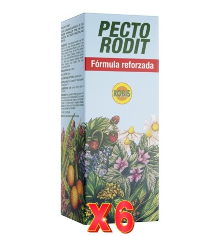 Pack de 6 unidades Pecto Rodit 250 Ml Jarabe Robis