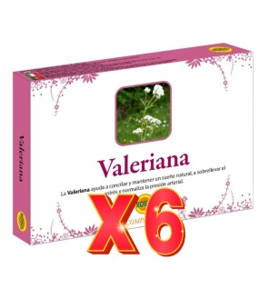 Pack de 6 unidades Valeriana 60 Comprimidos Robis