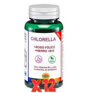 Pack de 12 unidades Chlorella 90 Comprimidos Robis