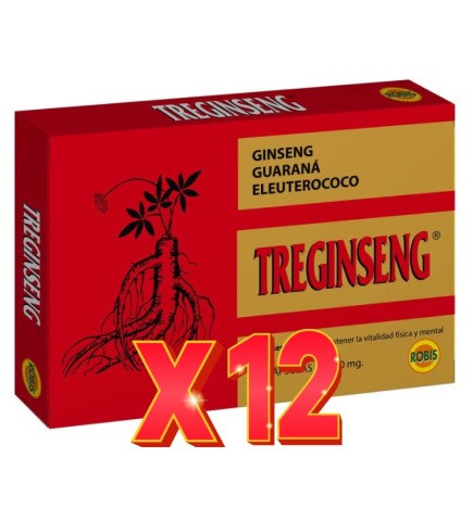 Pack de 12 unidades Treginseng 40 Cápsulas Robis