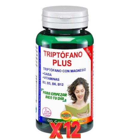 Pack de 12 unidades Triptofano Plus 90 Comprimidos Robis