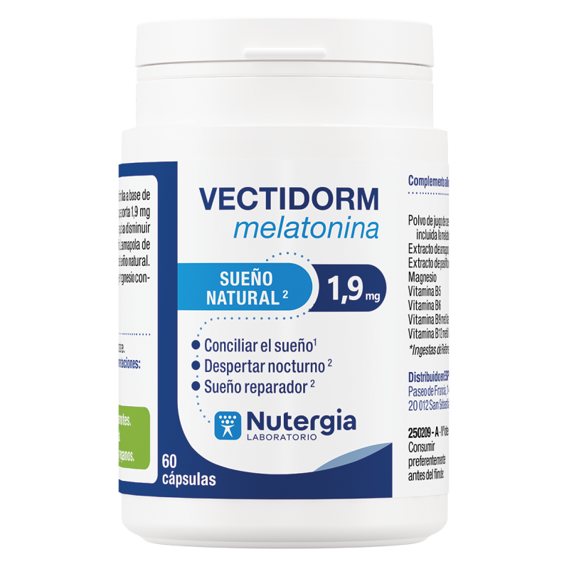 Vectidorm Melatonina 60 capsulas de Nutergia Vectidorm Melatonina 60 capsulas de Nutergia