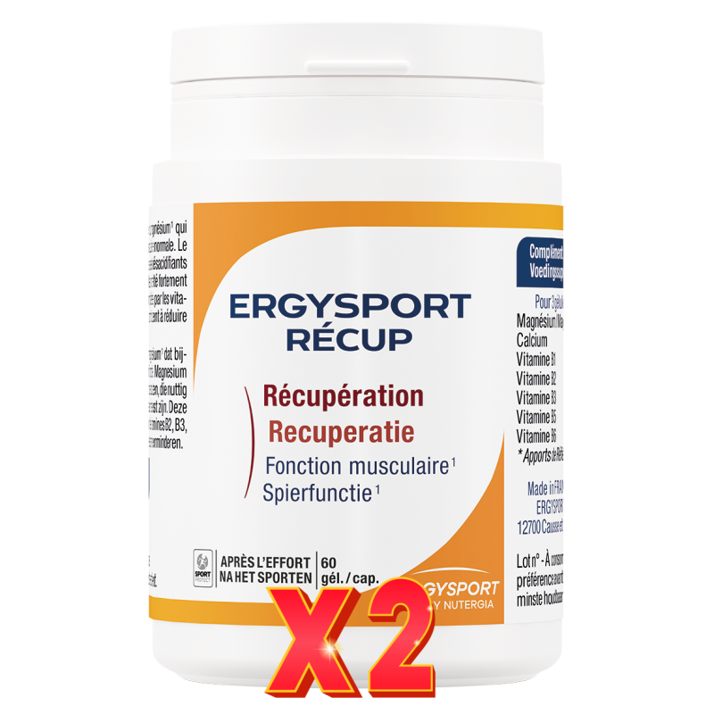 Pack de 2 unidades Ergysport Recup 60 Capsulas Nutergia Pack de 2 unidades Ergysport Recup 60 Capsulas Nutergia