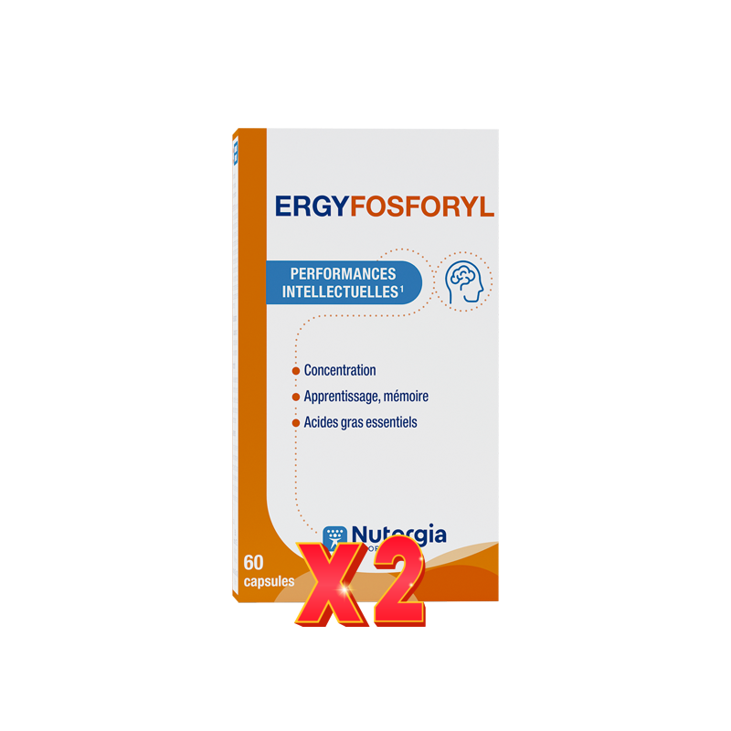 Pack De 2 Unidades Ergyfosforyl 60 Perlas Nutergia Pack De 2 Unidades Ergyfosforyl 60 Perlas Nutergia
