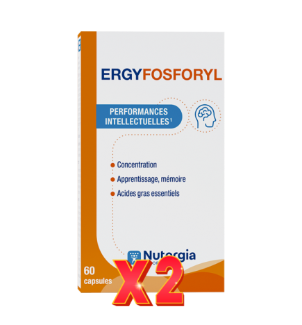 Pack De 2 Unidades Ergyfosforyl 60 Perlas Nutergia