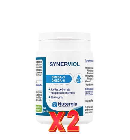 Pack de 2 unidades Synerviol 60Perlas Nutergia