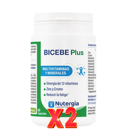 Pack de 2 unidades Bicebe Plus 90 Capsulas Nutergia