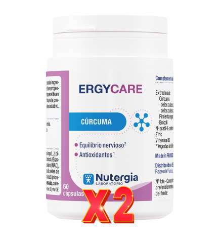 Pack de 2 unidades Ergycare 60 Capsulas Nutergia