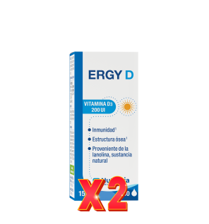 Pack de 2 unidades Ergy-D 15 Ml Nutergia