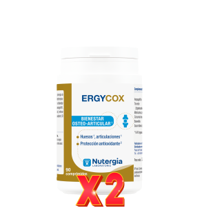 Pack de 2 unidades Ergycox 90 Comprimidos Nutergia