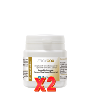 Pack de 2 unidades Ergycox 30 Comprimidos Nutergia