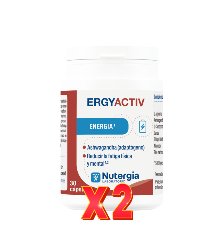 Pack de 2 unidades Ergyactiv 30 Capsulas Nutergia