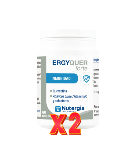 Pack de 2 unidades Ergyquer 60 Capsulas Nutergia