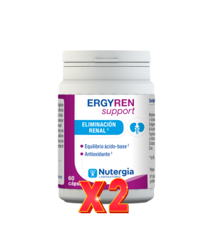Pack de 2 unidades Ergyren Support 60 Capsulas Nutergia