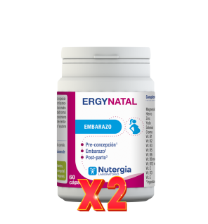 Pack de 2 unidades Ergynatal 60 Capsulas Nutergia