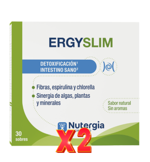 Pack de 2 unidades Ergyslim 30 Sobres Nutergia