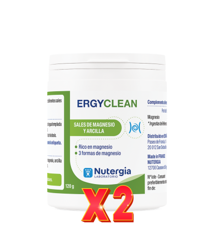 Pack de 2 unidades Ergyclean 120 Gramos Nutergia