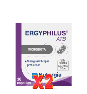 Pack de 2 unidades Ergyphilus Atb 30 Capsulas  Nutergia