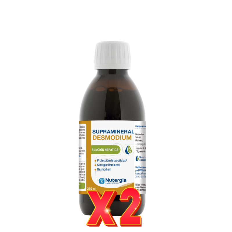 Pack de 2 unidades Supramineral Desmodium 250 Ml Nutergia