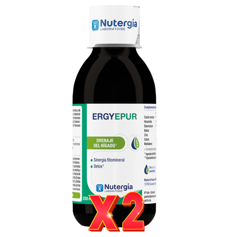Pack de 2 unidades Ergyepur (Ergypatic) 250 Ml Nutergia Pack de 2 unidades Ergyepur (Ergypatic) 250 Ml Nutergia