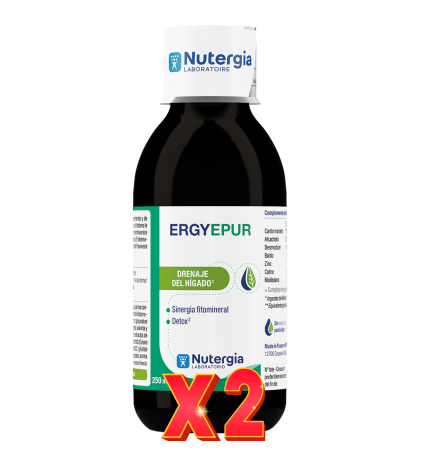 Pack de 2 unidades Ergyepur (Ergypatic) 250 Ml Nutergia