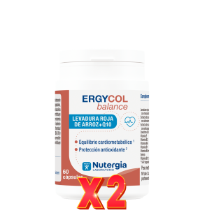 Pack de 2 unidades Ergycol Balance 60 Capsulas Nutergia