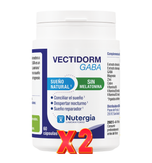 Pack de 2 unidades Vectidorm Gaba 60 capsulas de Nutergia