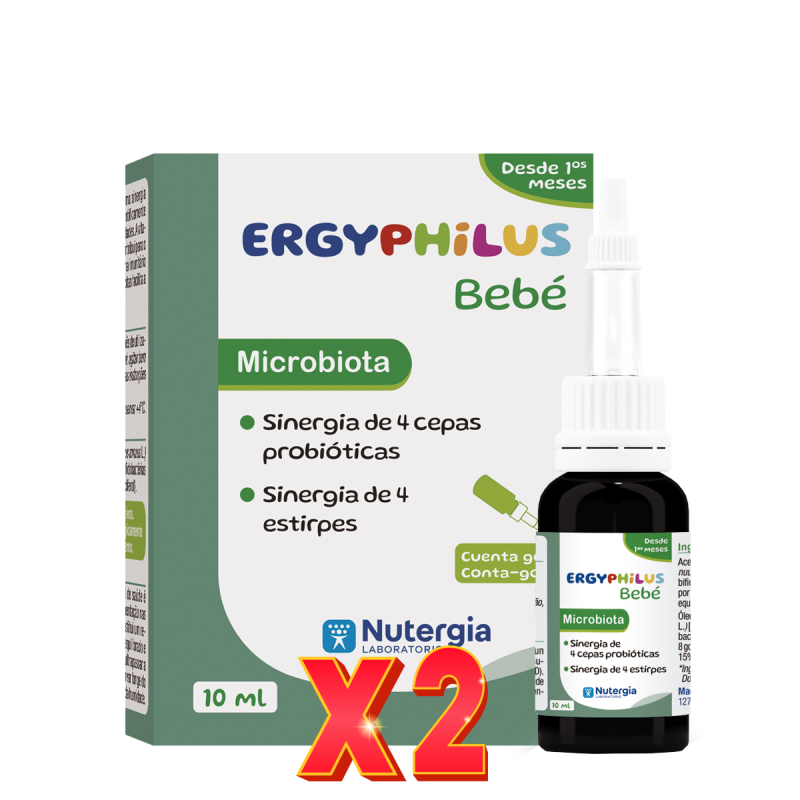 Pack de 2 unidades Ergyphilus Bebe 10 Ml Nutergia Pack de 2 unidades Ergyphilus Bebe 10 Ml Nutergia
