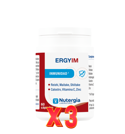 Pack de 3 unidades Ergy Im 60 Capsulas Nutergia
