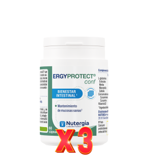 Pack de 3 unidades Ergyprotect Conf 60 Capsulas Nutergia