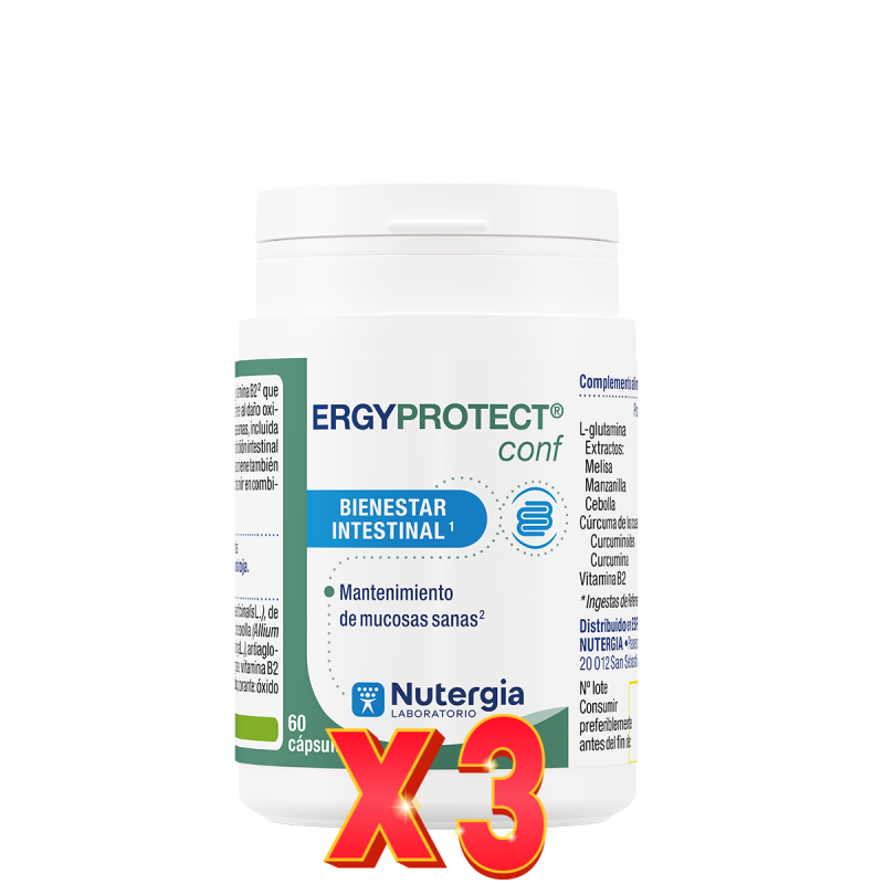 Pack de 3 unidades Ergyprotect Conf 60 Capsulas Nutergia Pack de 3 unidades Ergyprotect Conf 60 Capsulas Nutergia