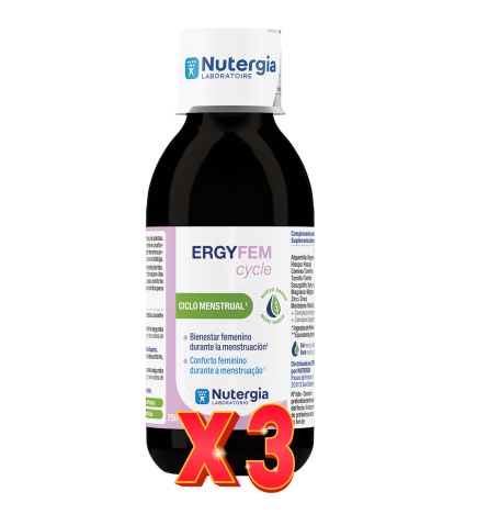 Pack de 3 unidades Ergy-Fem 250 Ml Nutergia