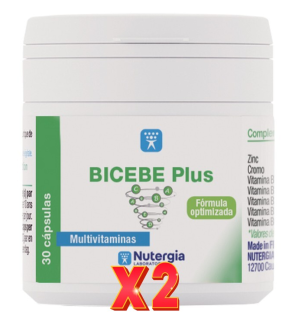 Pack de 2 unidades Bicebe Plus 30 Capsulas Nutergia