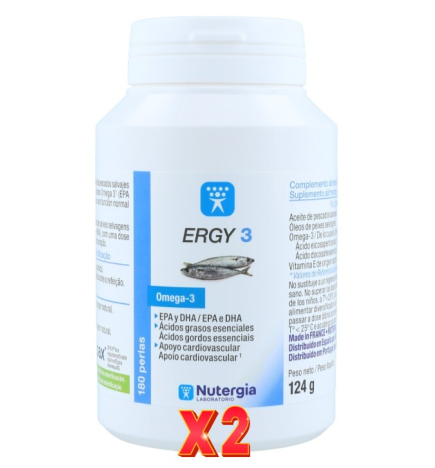 Pack de 2 unidades Ergy 3 180Perlas Nutergia