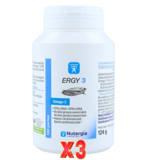 Pack de 3 unidades Ergy 3 180Perlas Nutergia