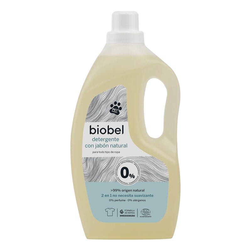 Detergente Líquido 0%, 1,5 L Biobel Detergente Líquido 0%, 1,5 L Biobel