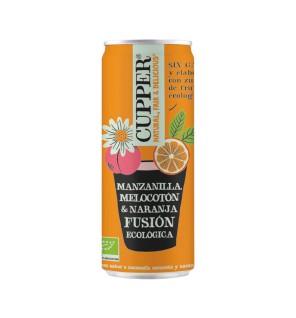 Bebida De Manzanilla, Melocotón Y Naranja Bio, 250 Ml Cupper