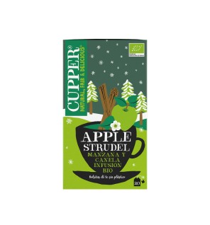 Infusión Apple Strudel Bio, 20 Bolsas Cupper